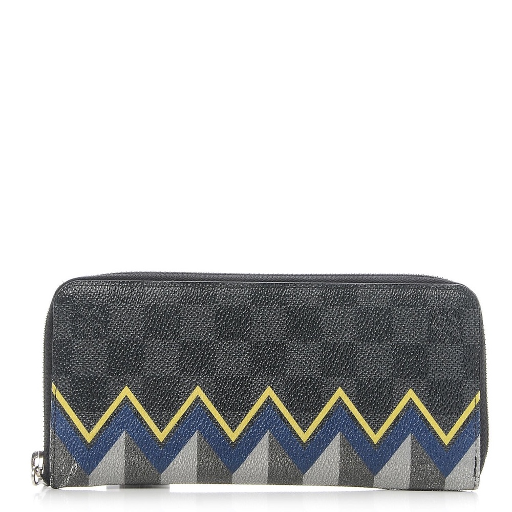 Louis Vuitton Damier Graphite Karakoram Zippy Vertical Wallet